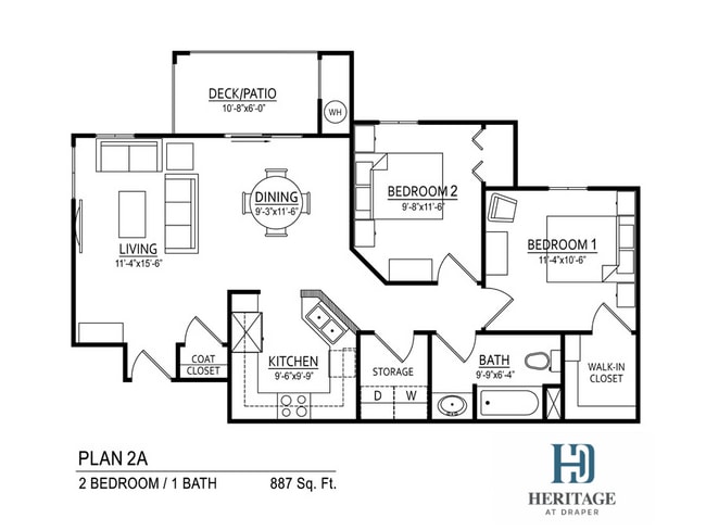 Floorplan - Heritage at Draper