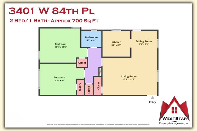 Floorplan - 3401 W 84th Pl
