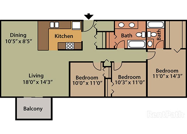 Floorplan - Candlewyck Apartments