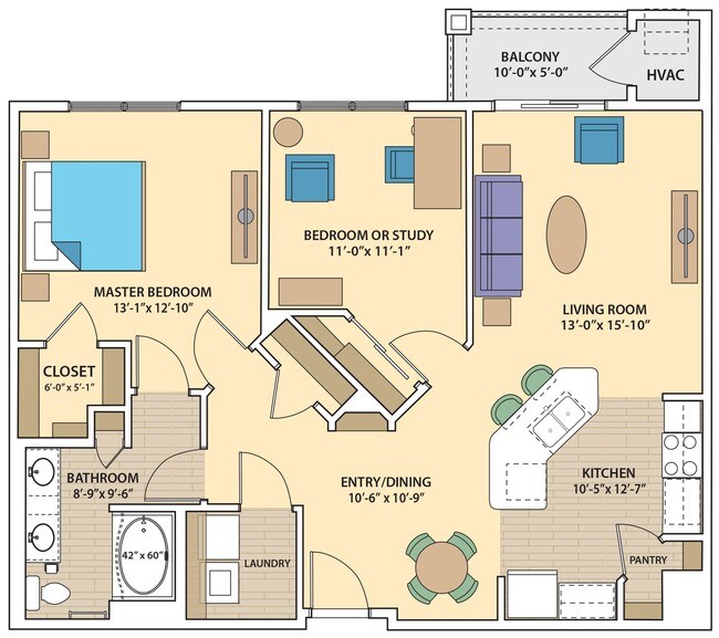 Floorplan - Skye at Arbor Lakes