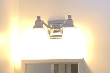 Bathroom light - 618 N Atlantic Ave
