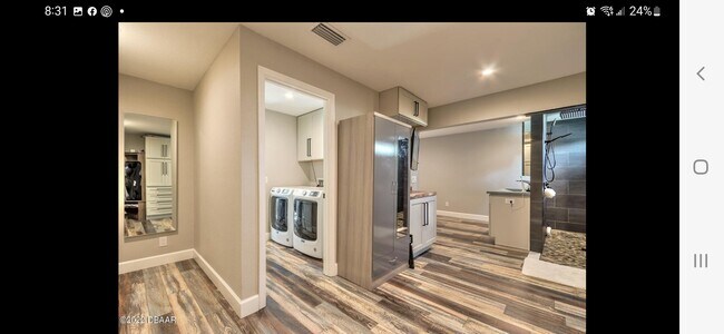 Walk in closet and laundry - 501 Silver Beach Ave