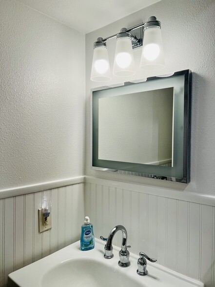Guest bathroom mirror - 24 Westwind St