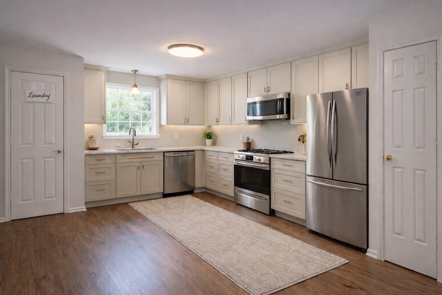 Concept Design-2 Bedroom Kitchen w/Laundry - Fairway Manor Senior Rental Apartments 55+