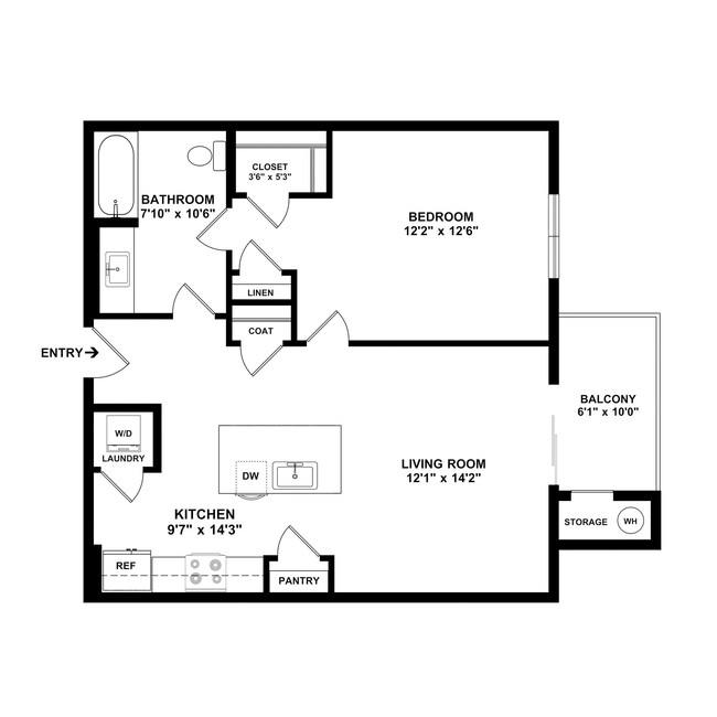 Floorplan - Calm at Northtowne