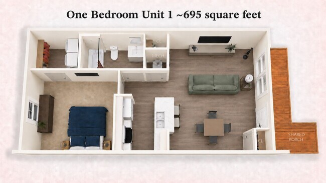 Interior Photo - 1604 W 5th St. Apartments