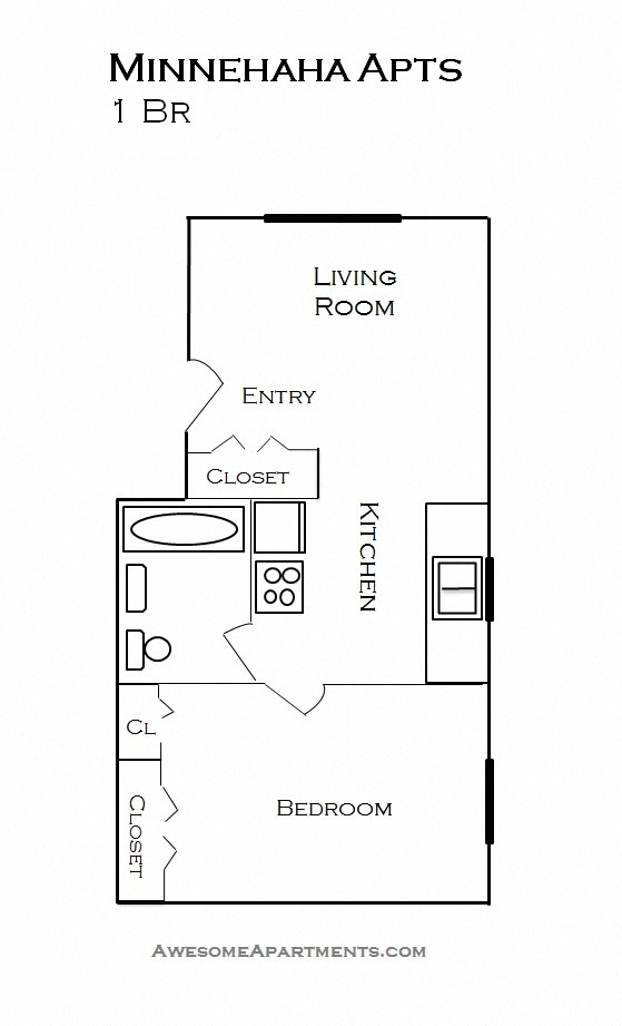 Floorplan - Minnehaha Apartments