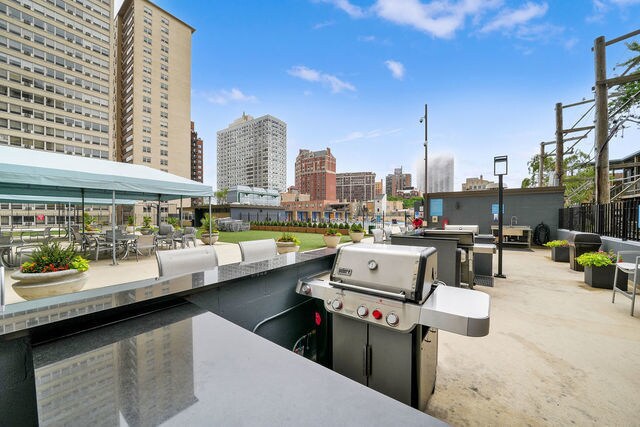 grills available - 655 W Irving Park Rd