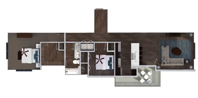 Floorplan - The Royale at CityPlace