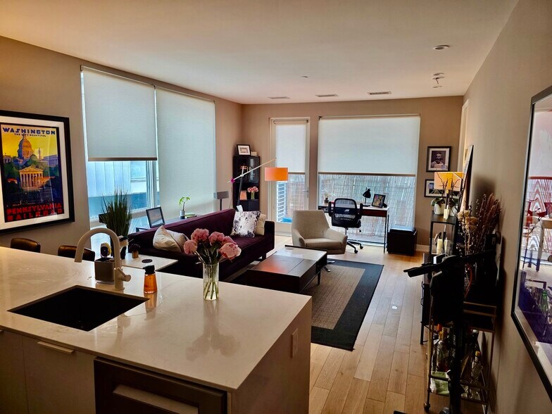 Living Room & Kitchen - 1923 9th St NW