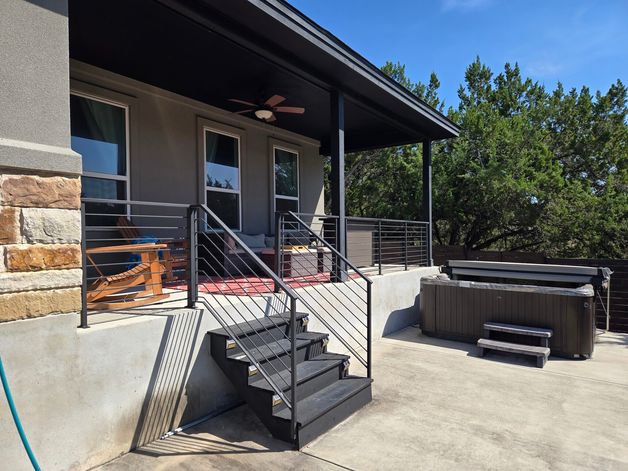Backyard with private spa - 18605 Masters Cv