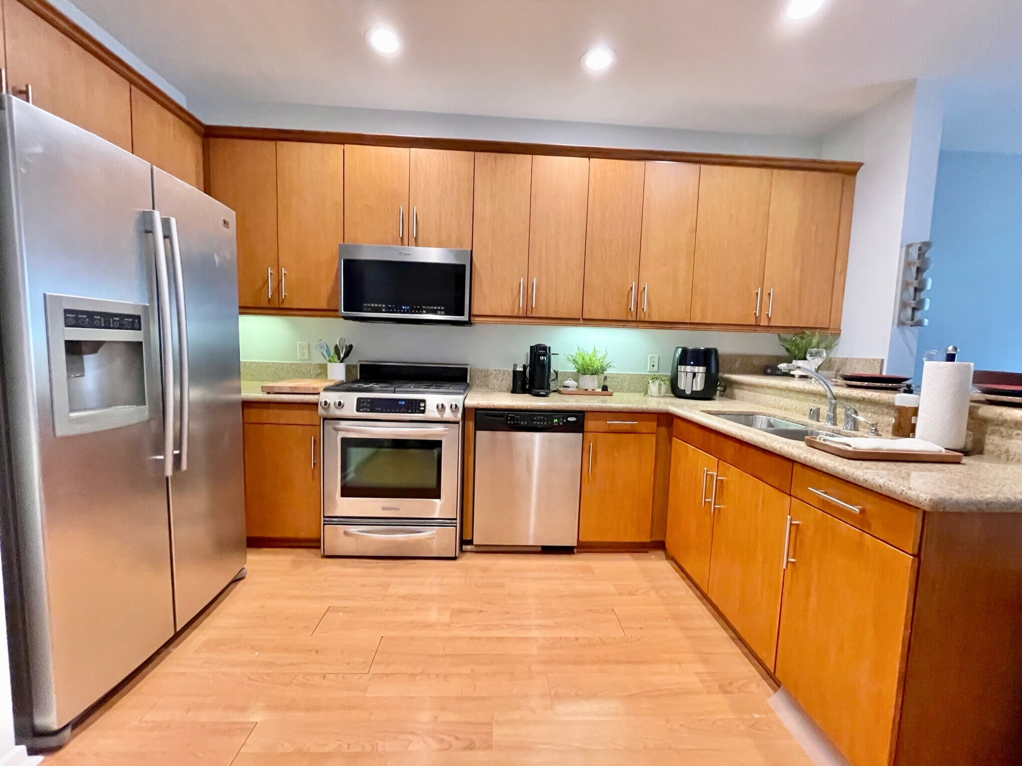 Stainless steel appliances, granite countertops & French-door fridge. - 3687 4th Ave
