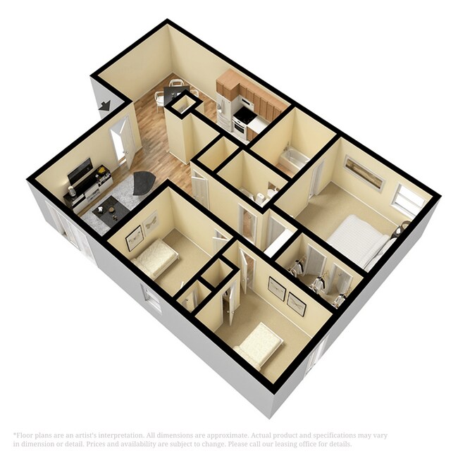 Floorplan - Diamond  Trail Apartments