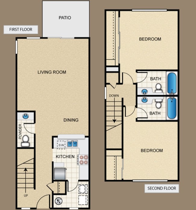PLAN E - Emerald Court Apartment Homes