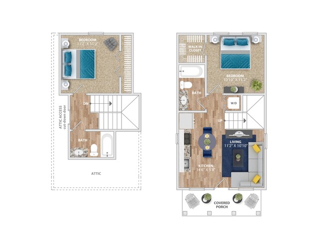 B1.1 Floor Plan - Isle Cottages