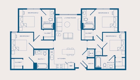 floorplan - Charme Statesboro