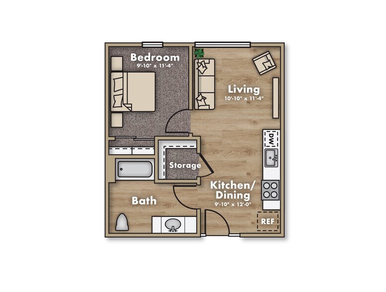 1 Bedroom - Terracina Vista