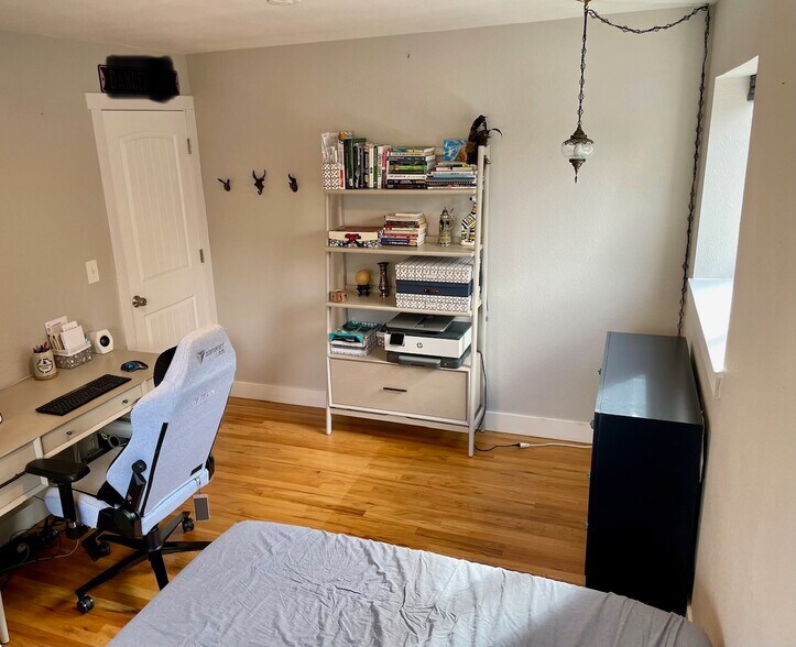 Upstairs Unit - Furnished Bedroom - 165 W Midway Blvd