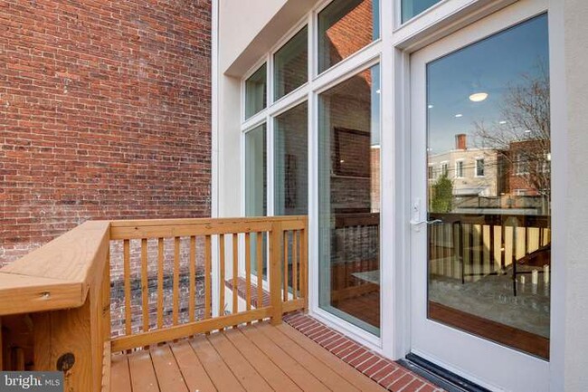 Small Deck- Main floor - 937 R St NW