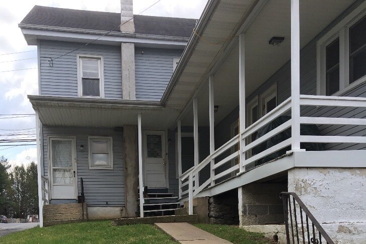 Rear of building from parking lot - 35 Manor Ave