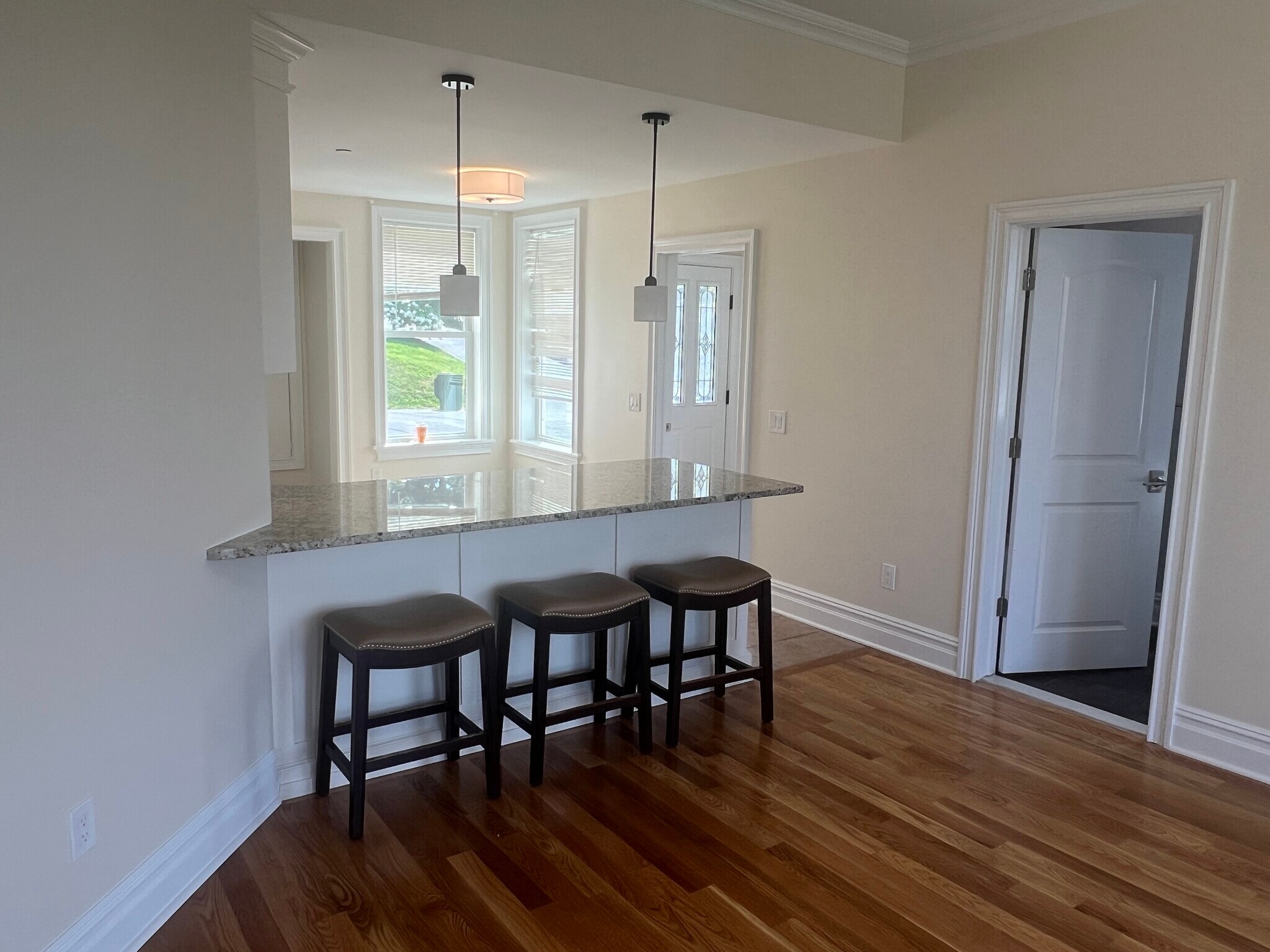 View into Kitchen from Livingroom - 41 Hudson Terrace