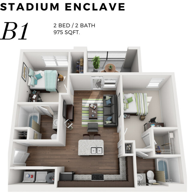 Floorplan - Enclaves at College Town