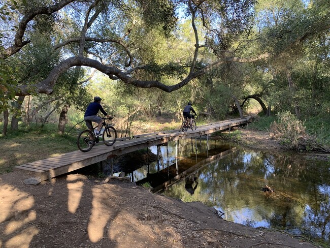 15 minute bike ride to back yard stream - 11482 Hadar Dr