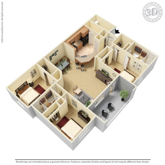 Ashford Remington 3 Bed 2 Bath - Ashford Remington
