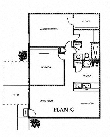 Floorplan - Braeswood Oaks Apartments