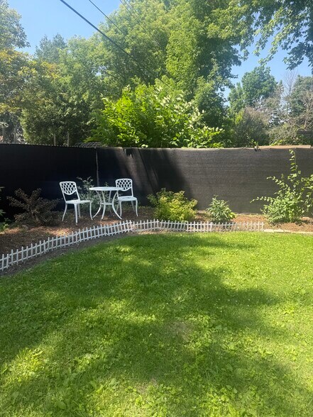 Back yard is fenced in - 1540 N 10th St