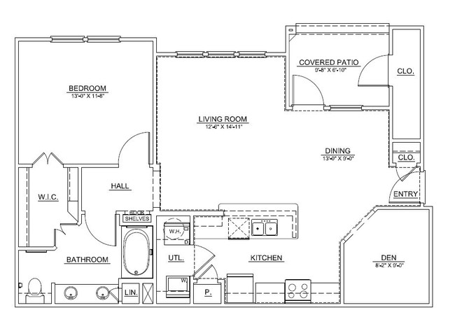 A5 1 Bed 1 Bath - Twin Creeks at Alamo Ranch