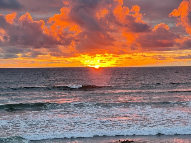 Sunset from Property Beach - 1398 Seacoast Dr
