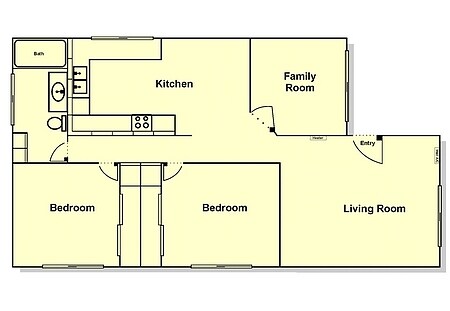 2BR/1BA - 10680-10694 Knott Ave.