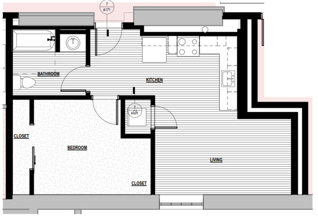 Plan 1B - Fox Apartments