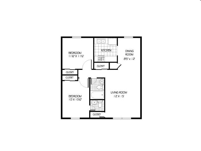 2BR/1.5BA - The Preserve at Crestwood