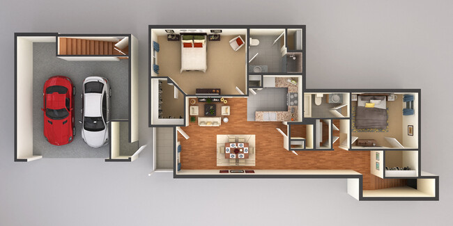 Floorplan - Shadow Crest - Luxury Townhomes