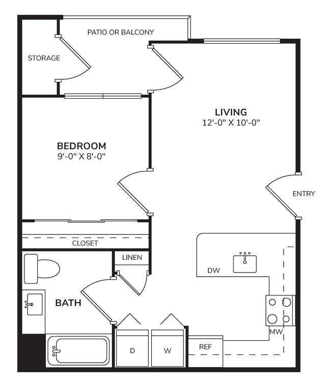 Floorplan - Pavona Apartments