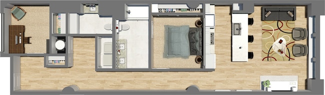 Floorplan - Residences at Halle