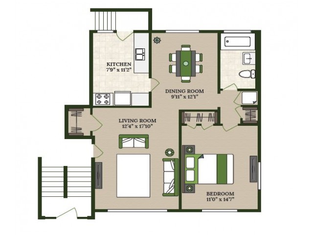 Floorplan - HOMESTEAD APARTMENTS