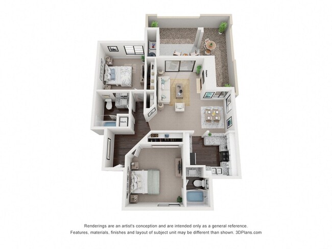 Floorplan - Vaseo Apartments