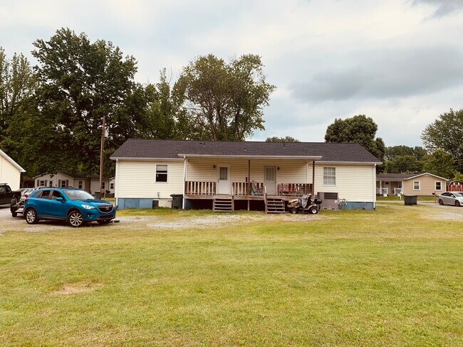 View from back yard, Unit A is on the left - 103 Wix Ave