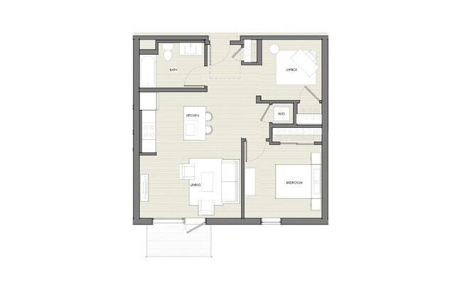 One Bedroom + Office - The Richmond Residences