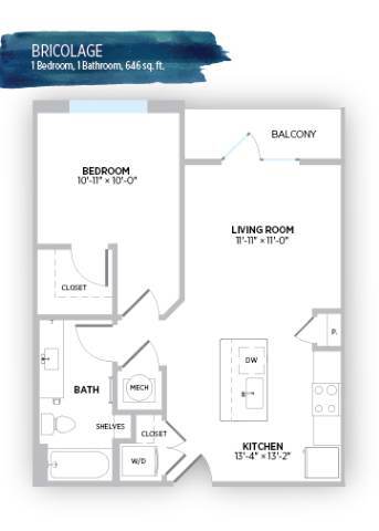 Floorplan - Gallerie Apartments