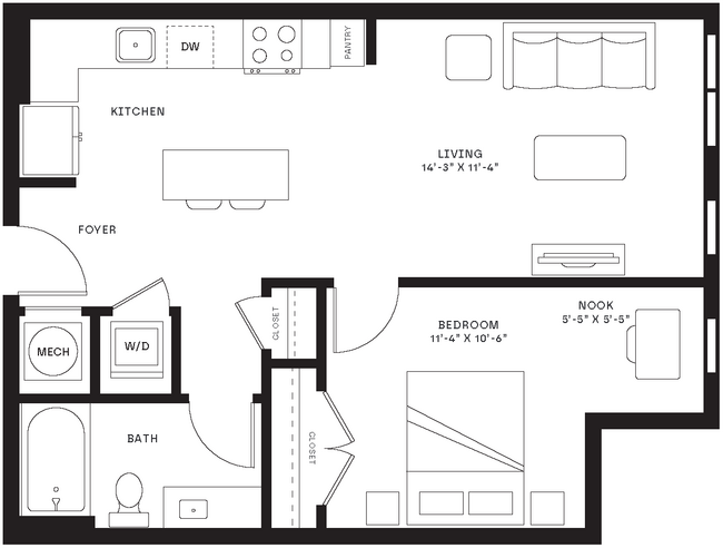 Floorplan - St Albans Lofts Residential
