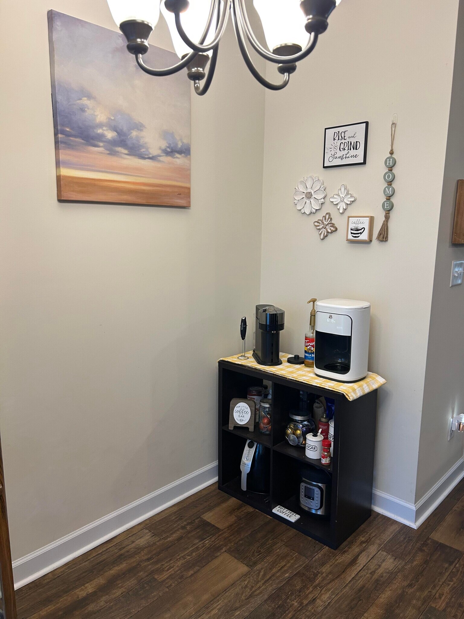Coffee station - 408 Justice Farm Dr