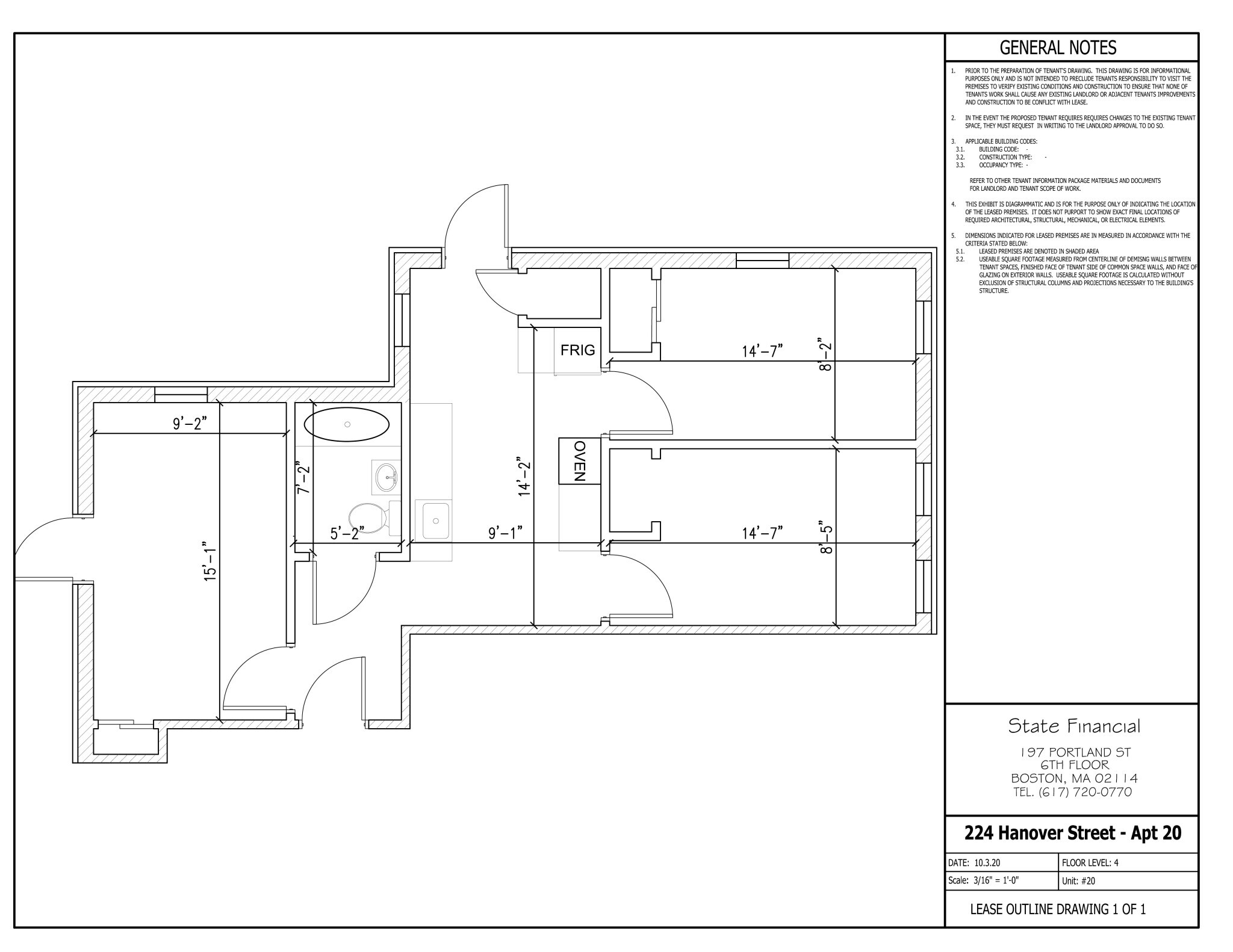 Apt 20 - 222 Hanover St