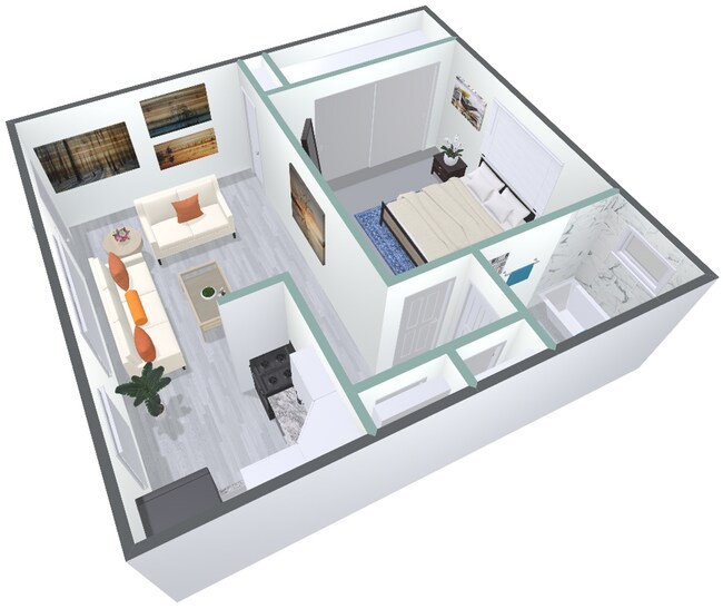 Floorplan - McClellan Court Apartments