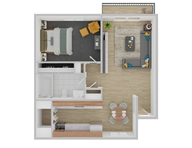 Floorplan - West on Murray Apartments