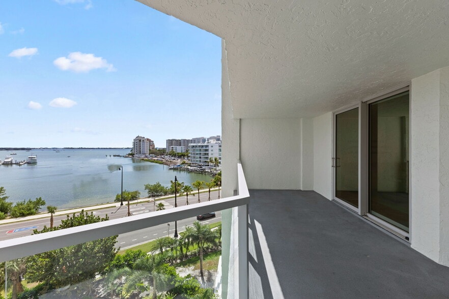 Balcony views of the Bay - 1111 N Gulfstream Ave