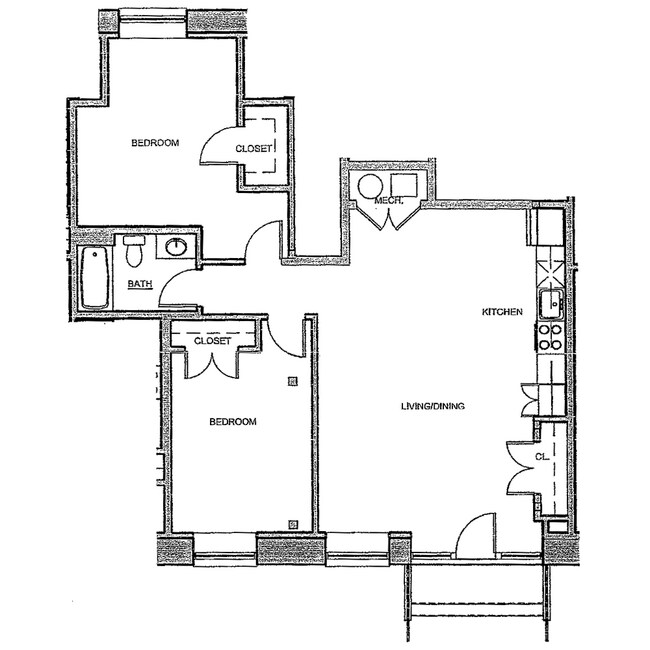 Floorplan - Bourne Mill
